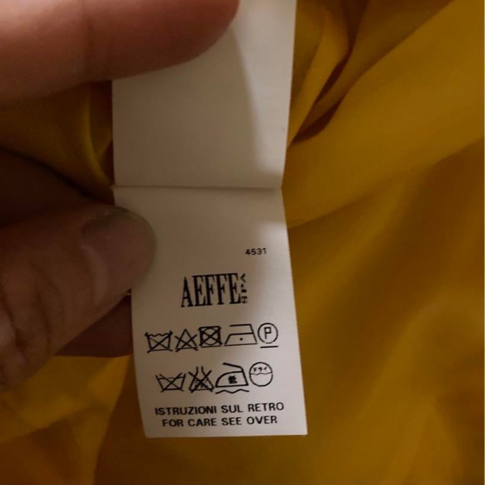 Moschino Yellow Wool Coat Dress - Picture 5 of 6